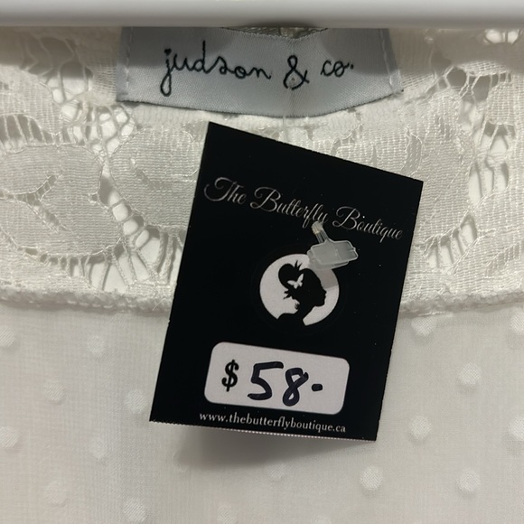 Judson & Co white sheer coverup - Picture 4 of 4